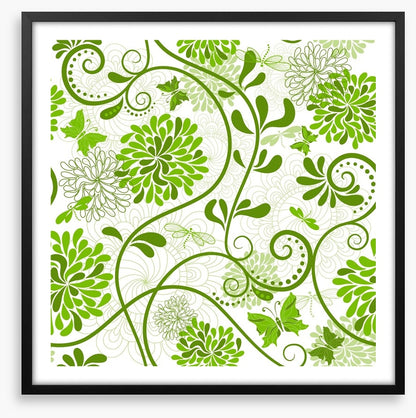 Curling green flora