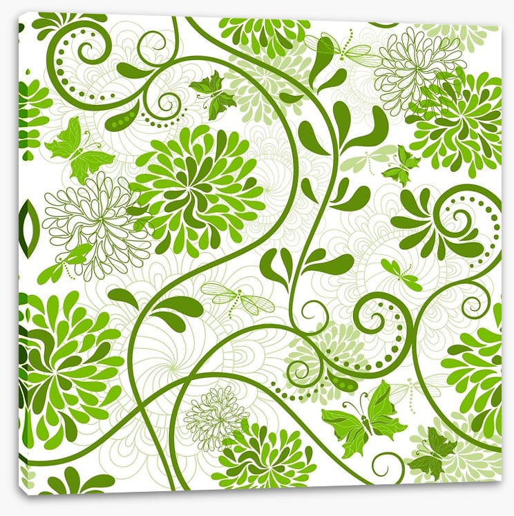 Curling green flora