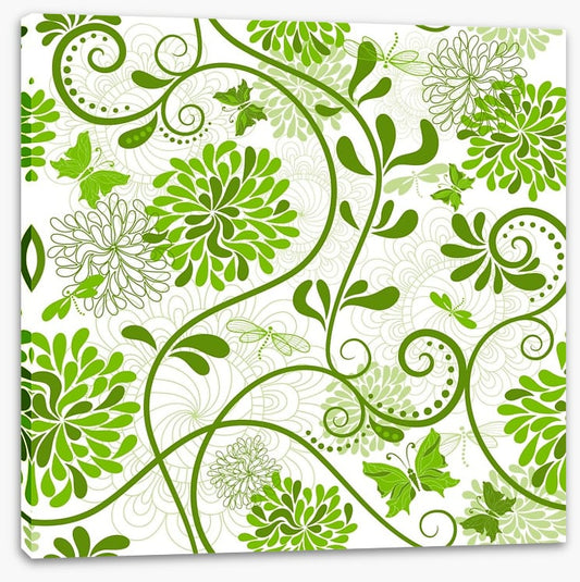 Curling green flora