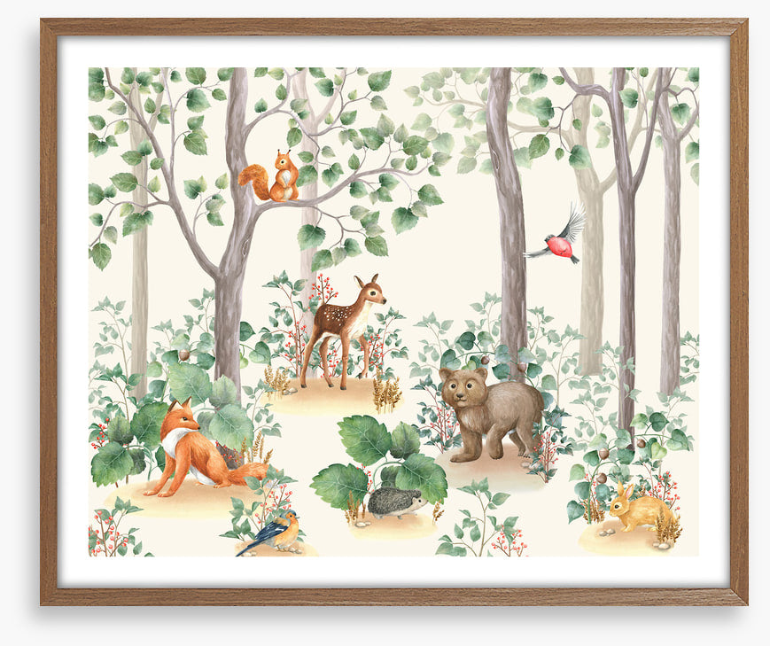 In the woods