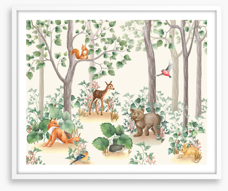 In the woods