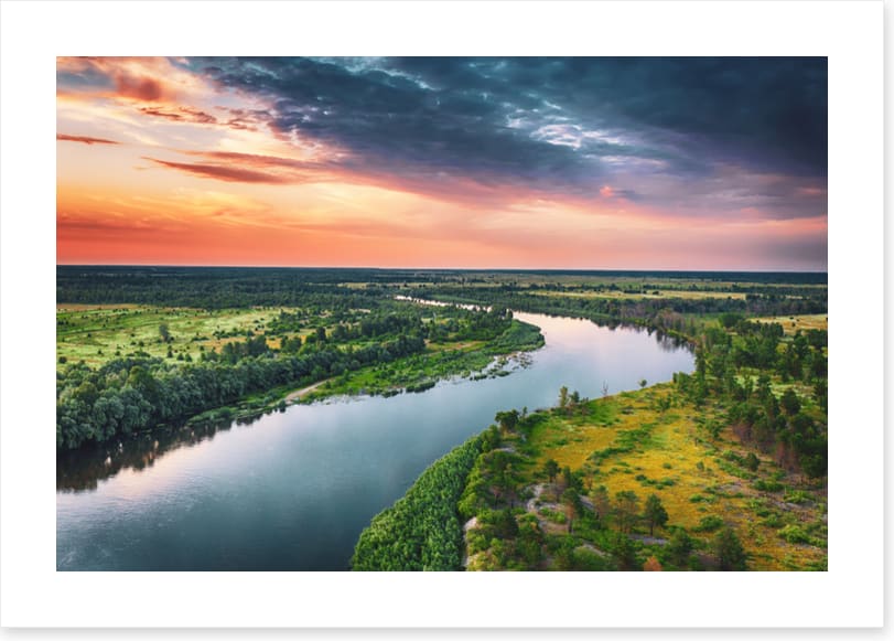 River clouds