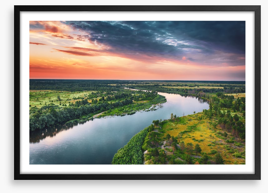 River clouds