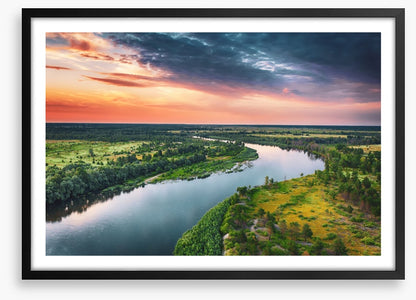 River clouds