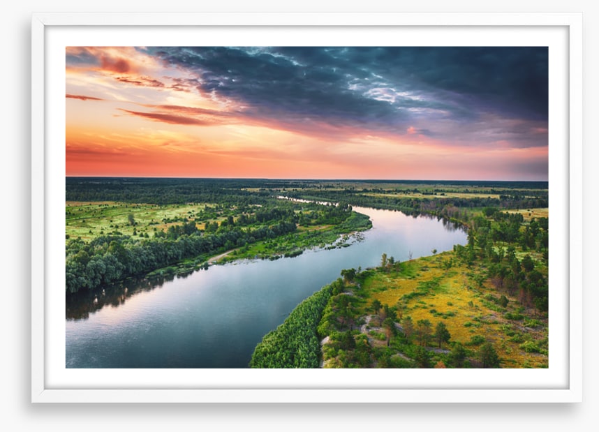 River clouds