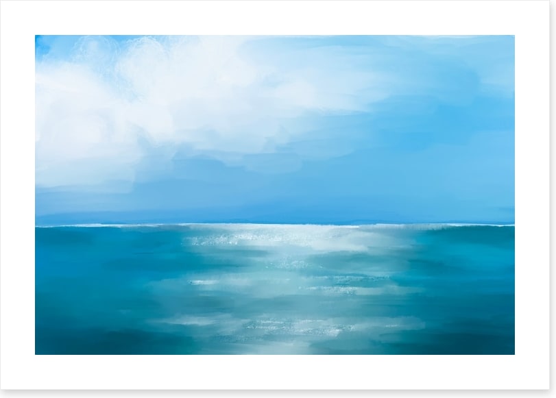 Clouds in the sea