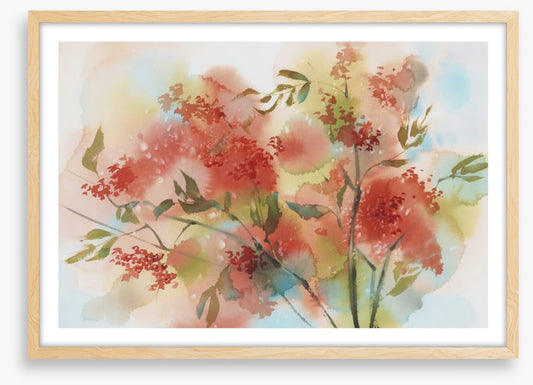 Rowan berry aquarelle