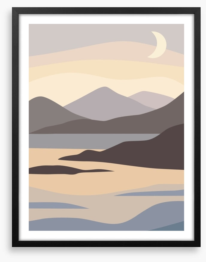 Moonlight mountains