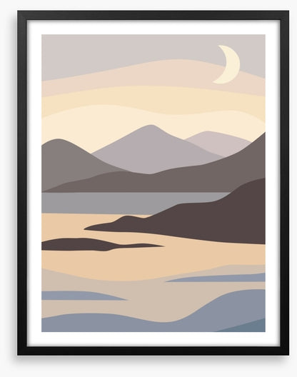 Moonlight mountains