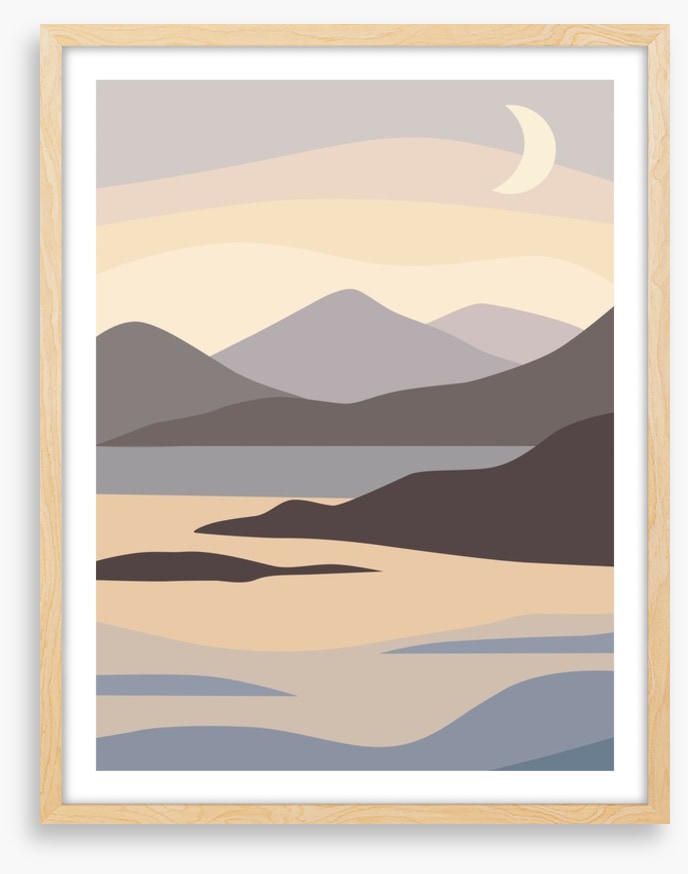 Moonlight mountains
