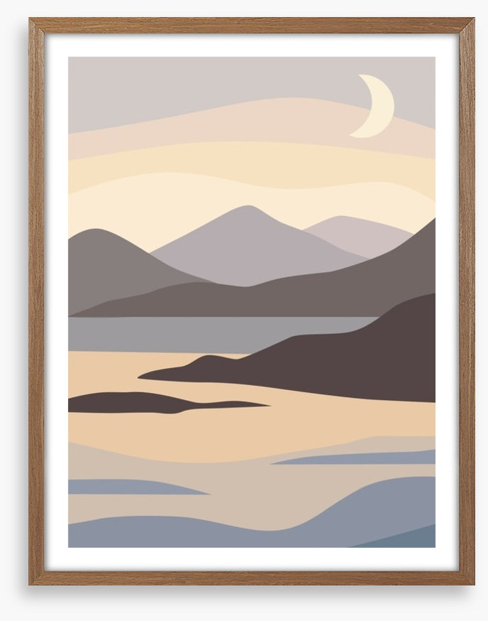 Moonlight mountains