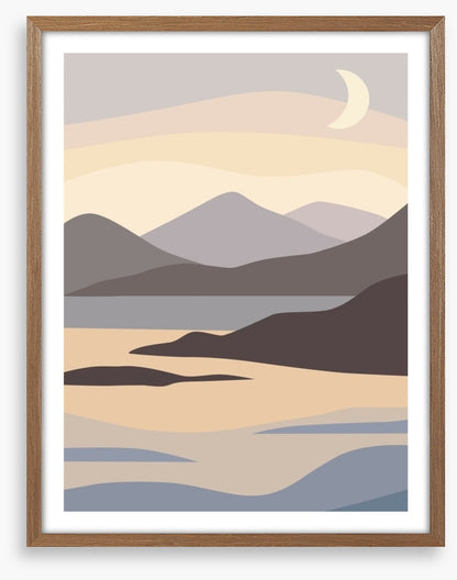 Moonlight mountains