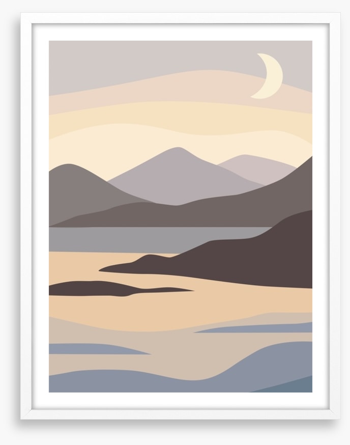 Moonlight mountains