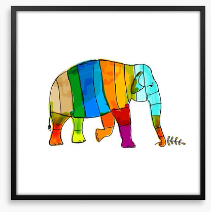 Rainbow elephant