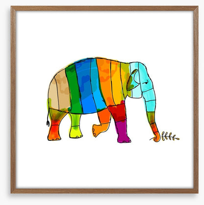 Rainbow elephant