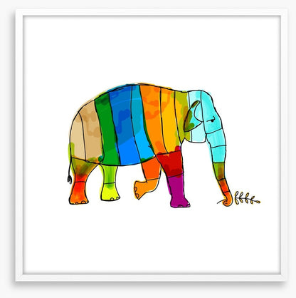 Rainbow elephant
