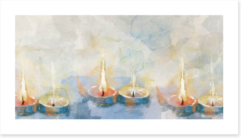 Six candles