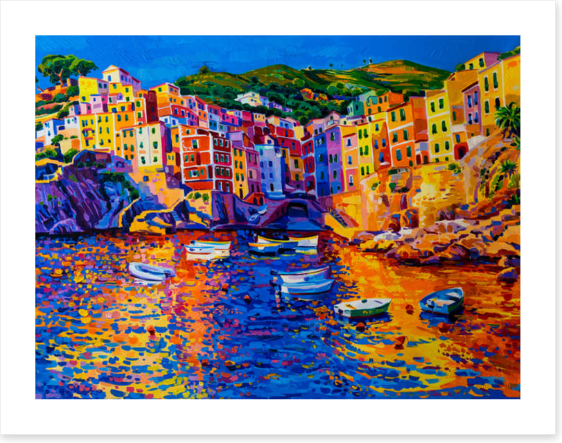 Amalfi coast sunset