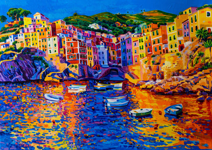 Amalfi coast sunset