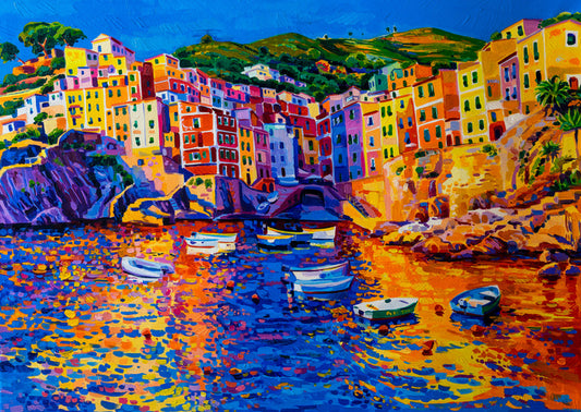 Amalfi coast sunset