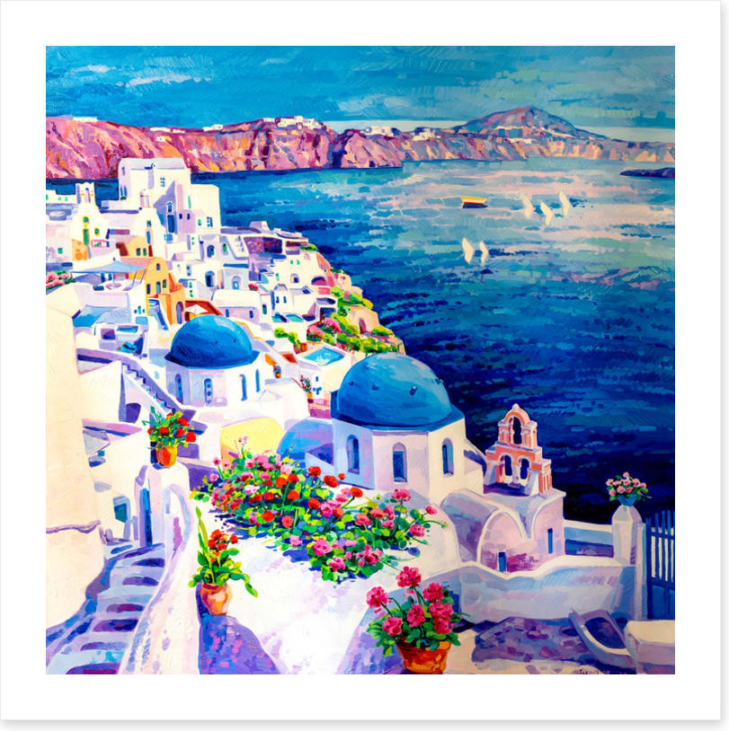 Santorini sunlight