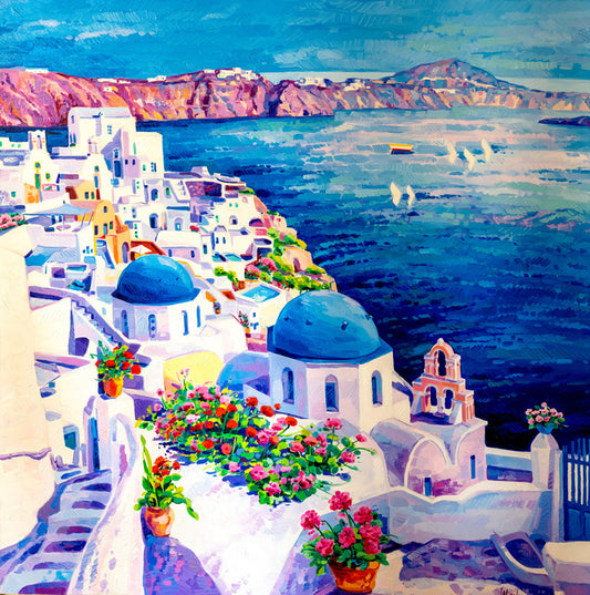 Santorini sunlight