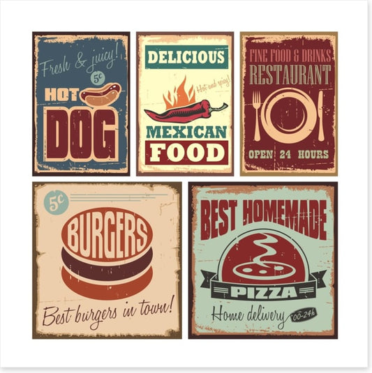Fast food vintage