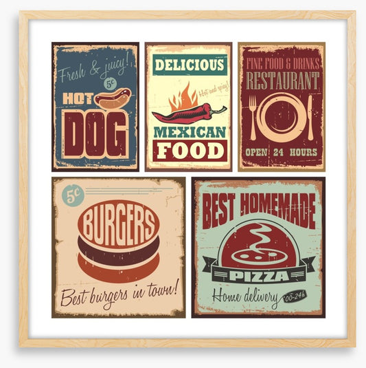 Fast food vintage
