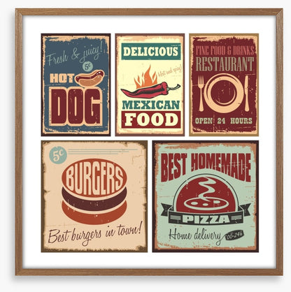 Fast food vintage