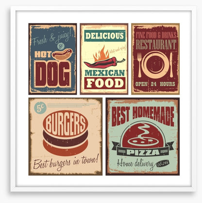 Fast food vintage
