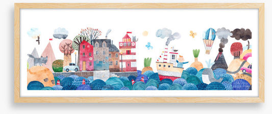 Ocean life panoramic