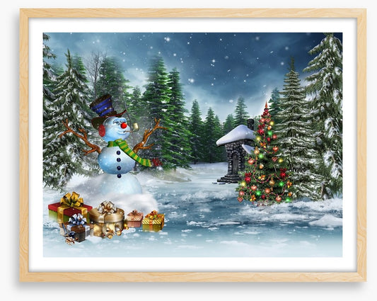 The jolly snowman