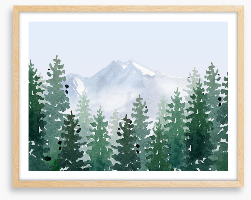 Peak through the trees