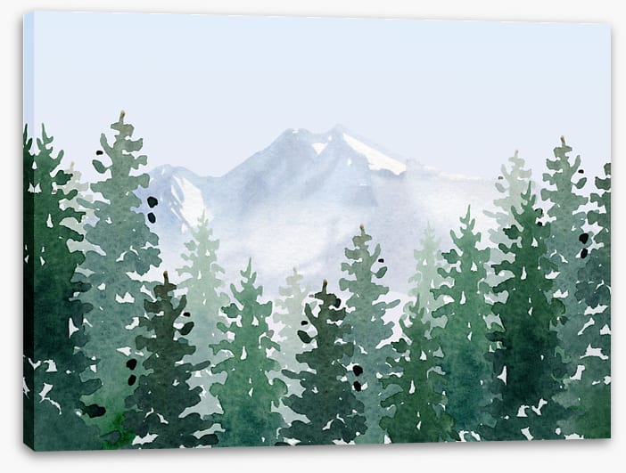 Peak through the trees