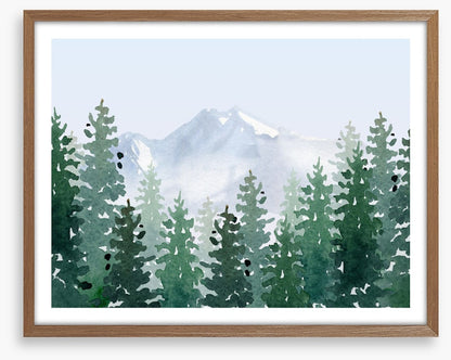 Peak through the trees