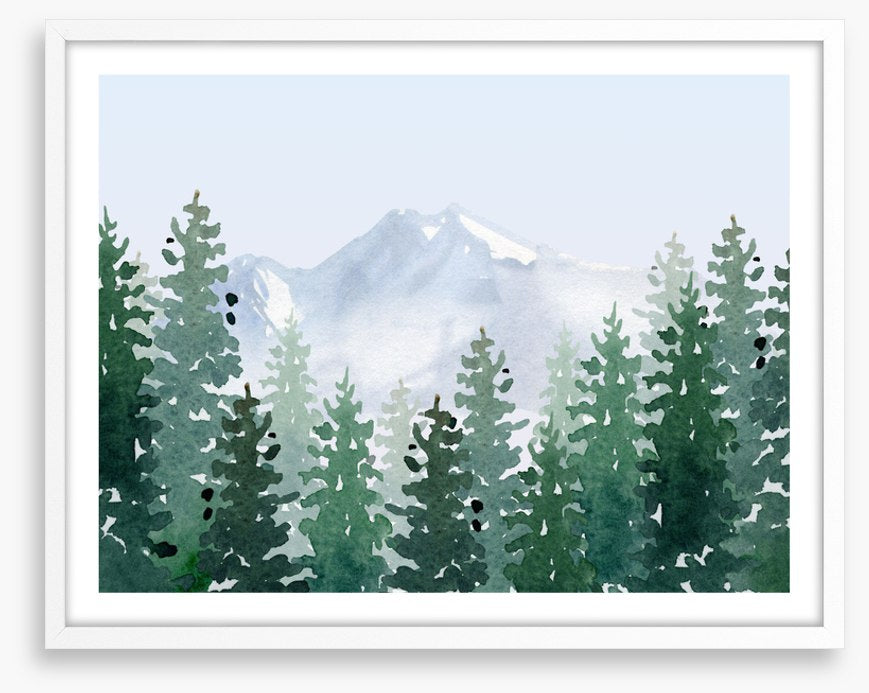 Peak through the trees