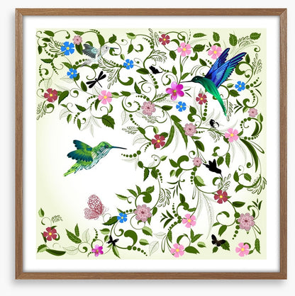 Feathers in the foliage