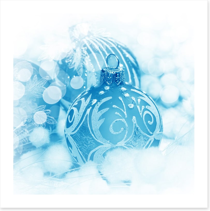 Blue baubles