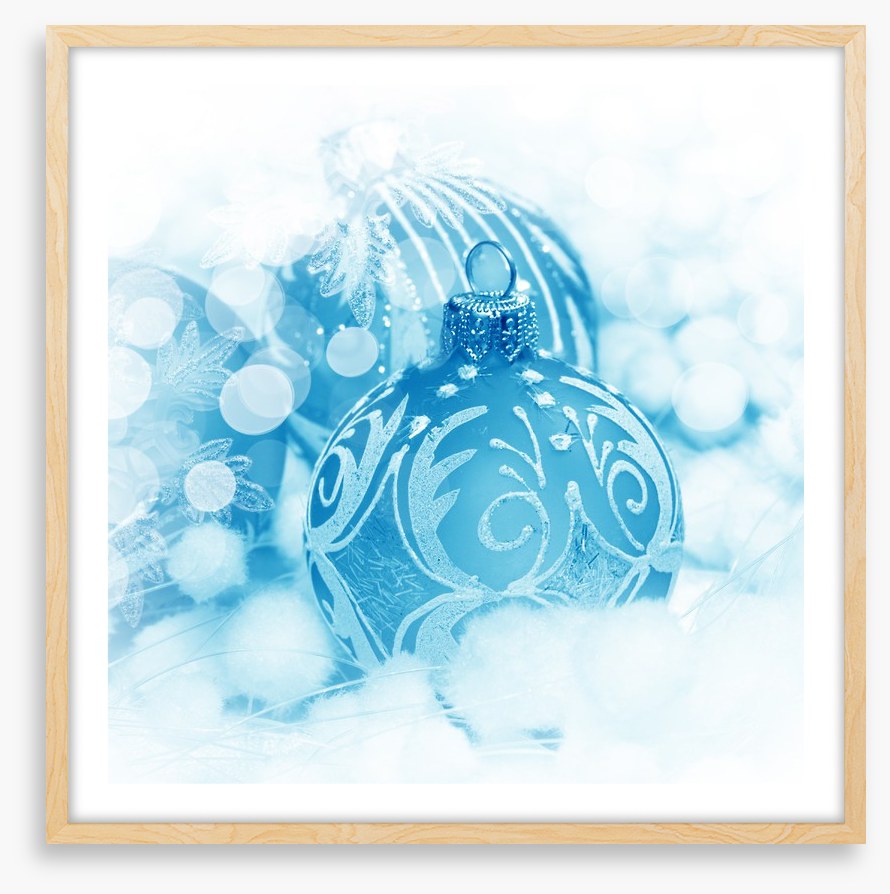 Blue baubles
