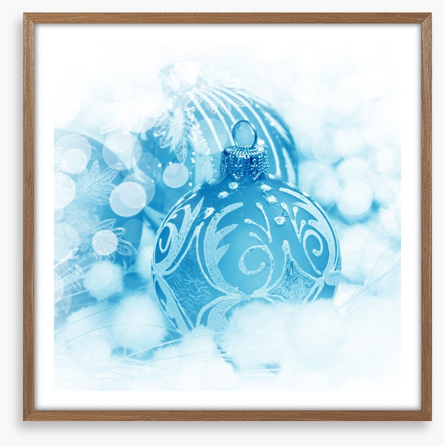 Blue baubles