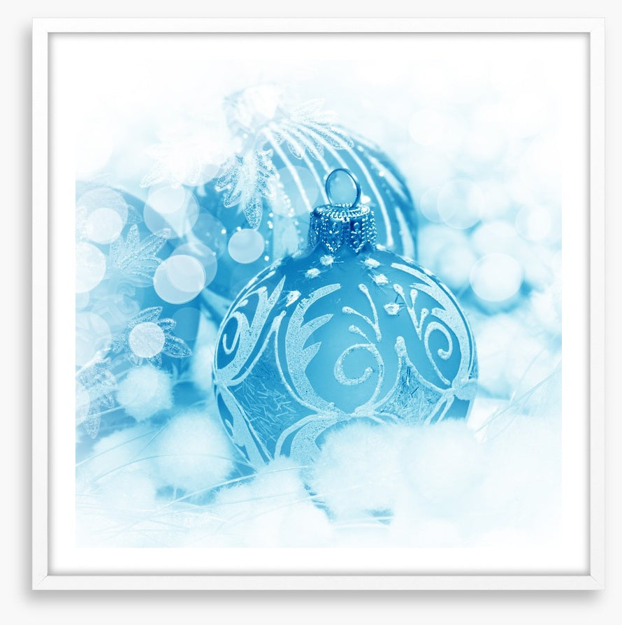 Blue baubles