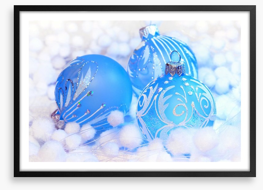 Three baubles