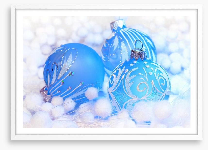 Three baubles
