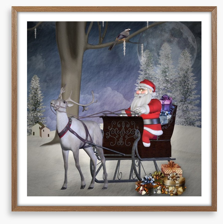Here comes Santa