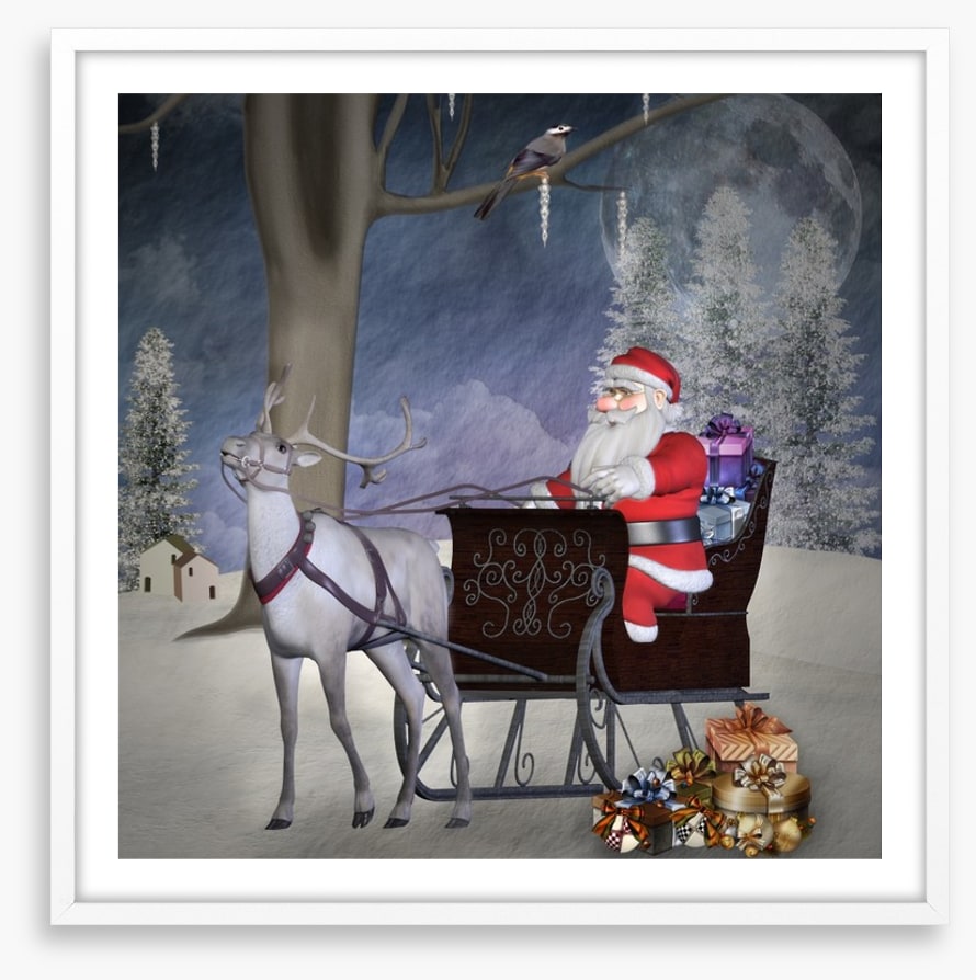Here comes Santa