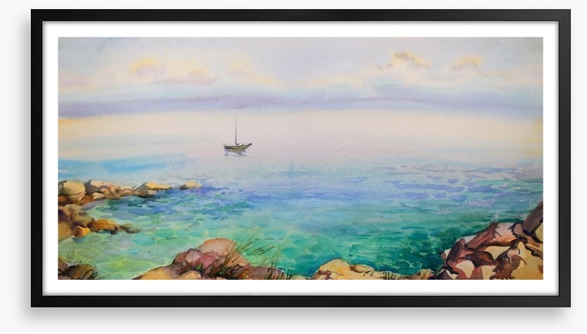 The rocky bay
