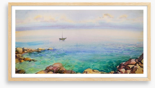 The rocky bay