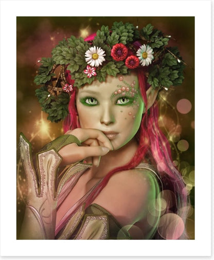 Enchanting elven maid