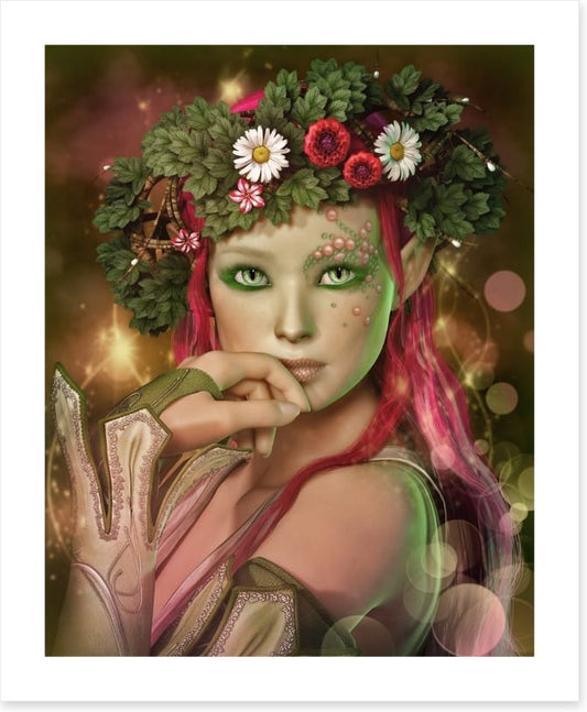 Enchanting elven maid