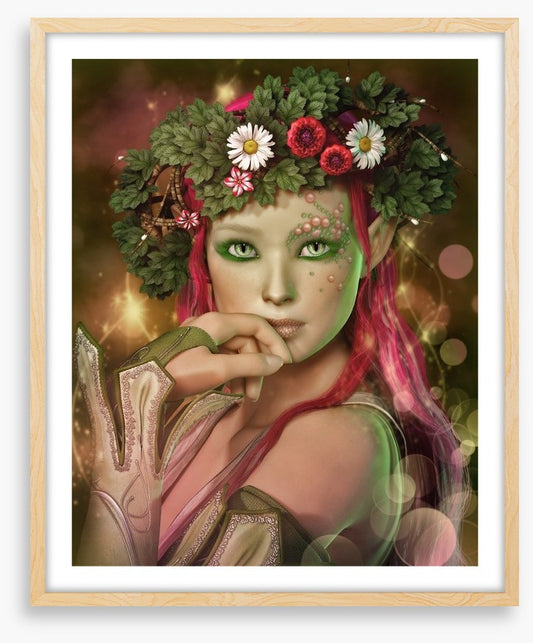 Enchanting elven maid